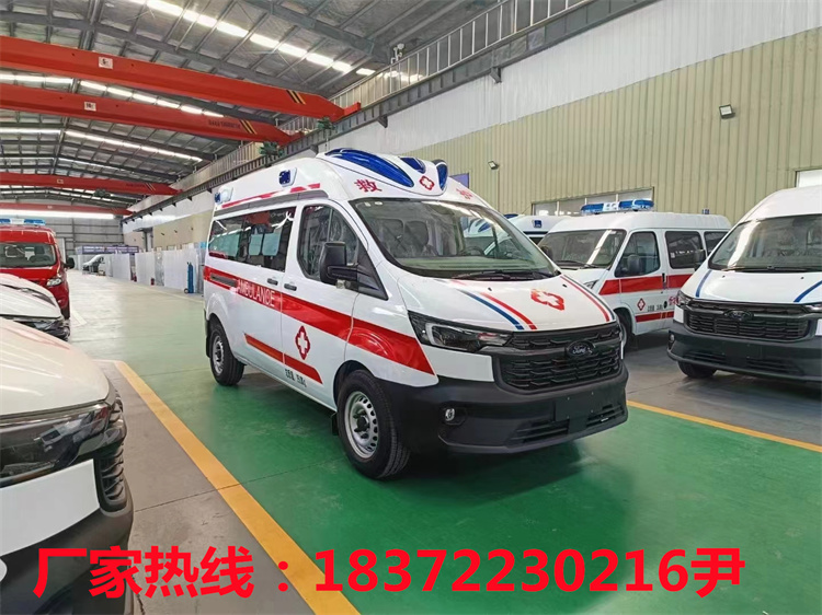 福特新全順V362監(jiān)護(hù)型藍(lán)牌救護(hù)車！